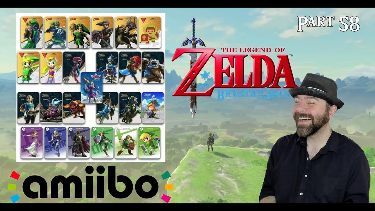 AMIBOS THE LEGEND OF ZELDA BREATH OF THE WILD PART 58 BLIND