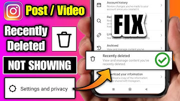 instagram recently deleted not showing after update | how to see delete post in instagram 2024