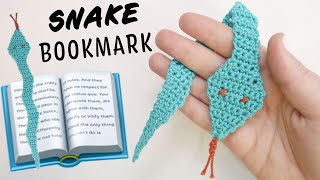 How To Crochet A Snake Bookmark | Beginner Friendly Crochet Pattern by Last Minute Laura 577 views 6 months ago 20 minutes