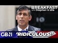 Desperate rishi sunak looked ridiculous during election announcement  give him a brolly