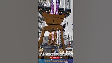 🚧Giant Crane Innovations for Heavy Industrial Construction🚧 #innovation #crane  #machine #technology