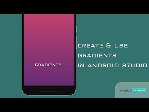Create and Use Gradients in Android Studio - YouTube