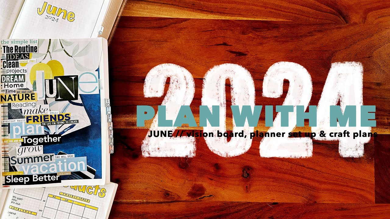 June 2024 plan with me b6 common planner hobonichi cousin