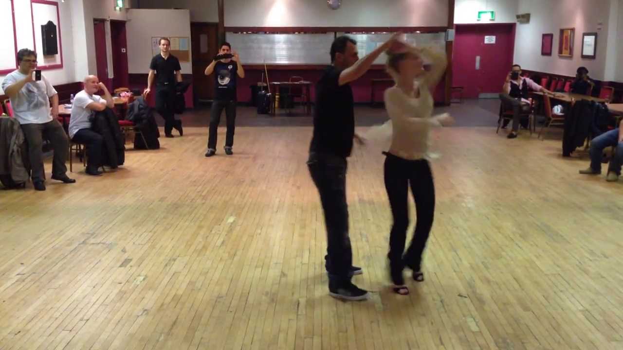 Salsa lesson intermediate levels 1 & 2 -Fadi K with Rasa Pauzaite - 5.11.13 latin dances list