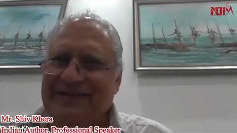 Mr. Shiv Khera at NDIM: What is success?