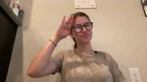 ASL Unit 5 Practice Sentences