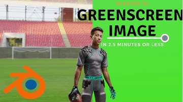 The EASIEST way to GREENSCREEN in Blender 2.8 | 2 minutes | Quick Tut 01