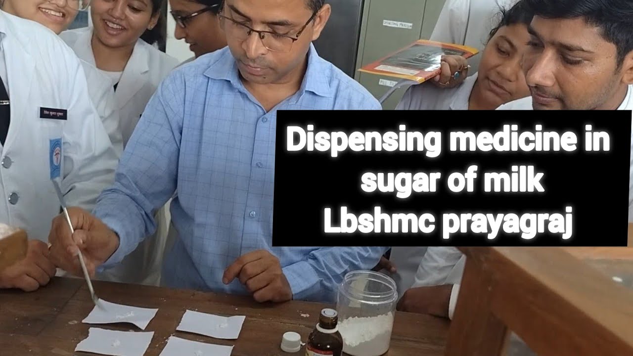 Homoeopathic pharmacy practical Dispensing medicine in sugar of milk