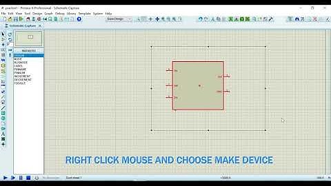 DESIGNING COMPONENT IN ISIS USING PROTEUS