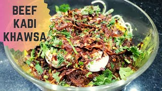 Khawsa Recipe (LESS THAN 7 MINUTES) | Khausa Recipe | Kadi Khawsa Recipe | Flavour And Zaika