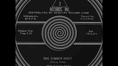 ONE SUMMER NIGHT, The Dandleers, (Rare) (AMP 3 #2115) 1958