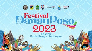 LIVE STREAMING MALAM PEMBUKAAN FESTIVAL DANAU POSO 2023