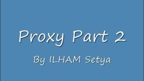 Proxy Clear OS part 2 [Cuma buat belajar]