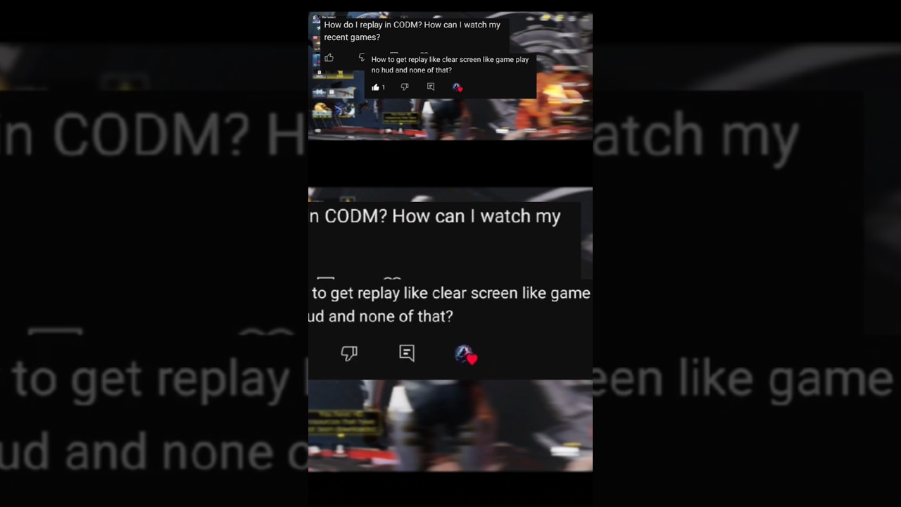 CODM REPLAY - Remove HUD & Get Clear Screen View 