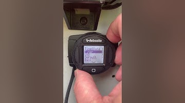 How to set your Webasto heater in your bus