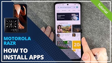 Motorola Razr - How to install apps • 📱 • 👨🏼‍💻 • ⬇️ • Tutorial