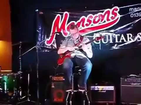 Mansons guitar show.....Simpson...  Theme Tune Stuart Clayton