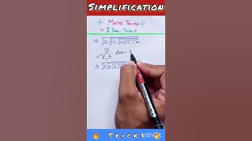 Maths simplification tricks |math shorts |math short tricks |2 sec. tricks #shorts