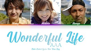 Video-Miniaturansicht von „AAA - Wonderful Life (Color Coded Lyrics Kan/Rom/Eng)“