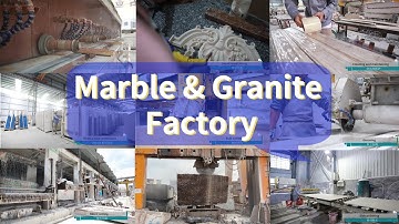 Marble Manufacturer Production Process |Marble and granite Factory Visit |  Stone Processing Line