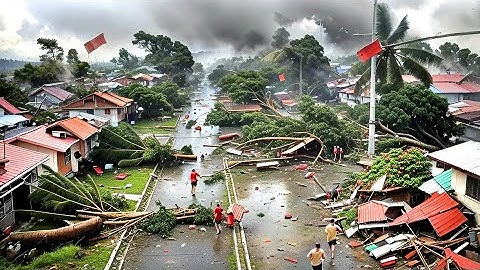 TYPHOON 2025: Mega Storm Unleashed — 50 Meter Waves, Cities Swept Away, MILLIONS Trapped Underwater