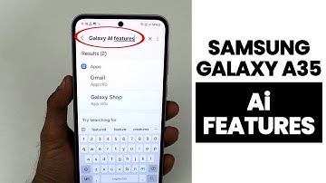 Does Samsung  A35 5G Have Ai Features?
