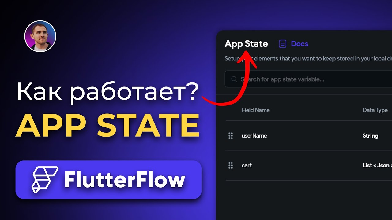 App State во FlutterFlow: как настроить глобальные переменные и корзину ...