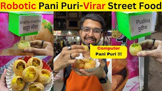 Computerized Pani Puri | Robotic Pani Puri | Malai Bun | Onion Dosa | Virar Street Food Part 3 |
