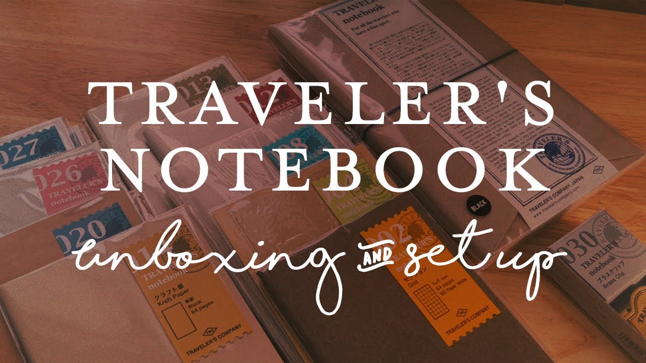 Unboxing Traveler's Notebook Yudo Starter Kit [ 新作品 ] 湯道 × トラベラーズカンパニーを買いました。#travelersnotebook  