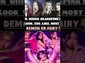 in which blackpink's look you like most demon or fairy #trendingshorts #blackpink #kpop #shorts