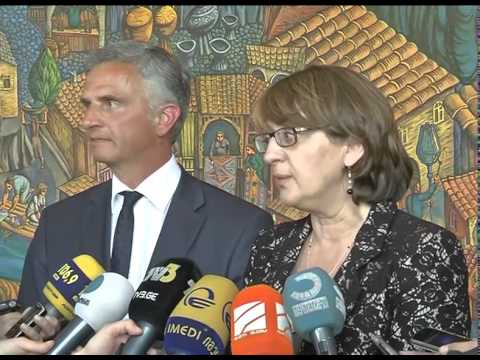 შეხვედრა შვეიცარიის კონფედერაციის პრეზიდენტთან