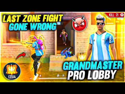 Unexpected Last Zone Situation On Grandmaster 13000+ Score Lobby 🤬 Gone Wrong😢 - Garena Free Fire