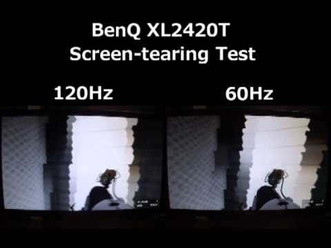 BenQ XL2420T Screen-tearing Test (Portal 2 300fps)