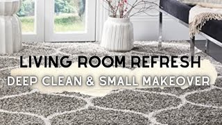 LIVING ROOM REFRESH / SMALL MAKEOVER / SO MUCH REGRET #livingroommakeover