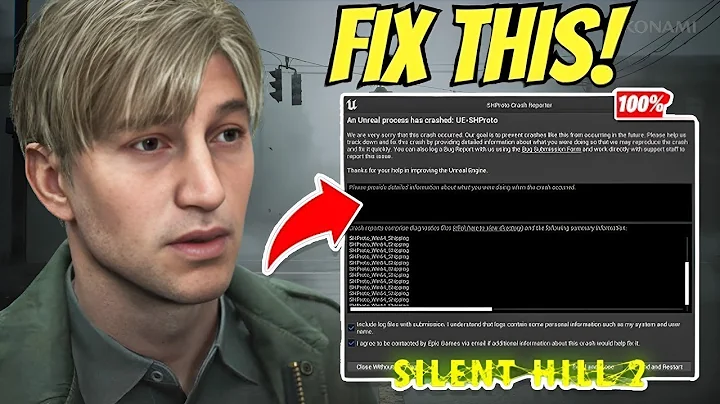 Fix Silent Hill 2 Remake SHProto Crash Reporter Error ｜ UE SHProto Error Fix