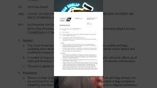 The Facts About The Us Coast Guard Policy Changes That The Washington Post Reported On.