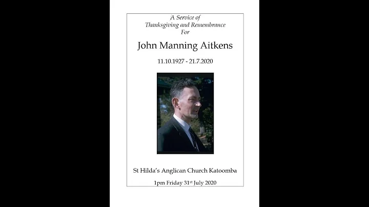 Funeral Service for Dr John Aikens