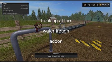 Water trough addon for animals FS17