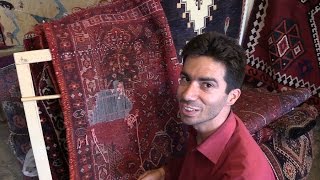 Oriental Rug Repair by Ehsan Erfani in Shiraz, Iran - 2016