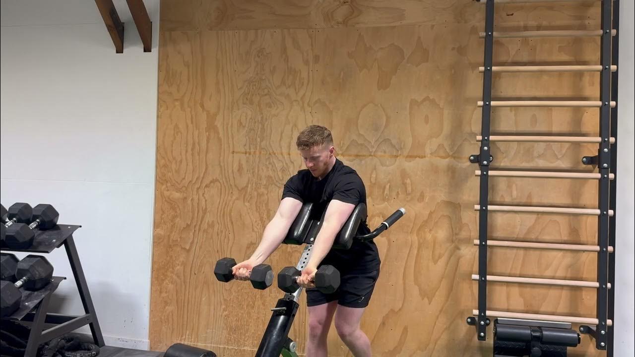 Preacher Curl - Dumbbell - Supinated Grip - YouTube