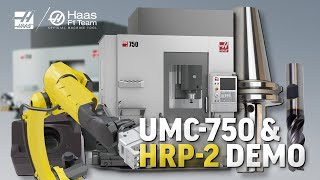 Haas UMC-750 & HRP-2 Robot Demo - Haas Automation, Inc.