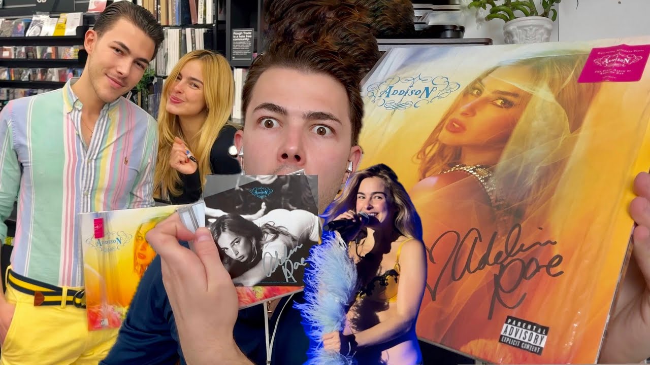 Addison Rae Concert Youtube Meeting ADDISON RAE In London, Concert Drama & SIGNED Vinyl & CD ...