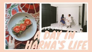 A DAY IN HARNA'S LIFE | EF Vlog (photo shoot/ breakfast 撮影/朝ご飯)