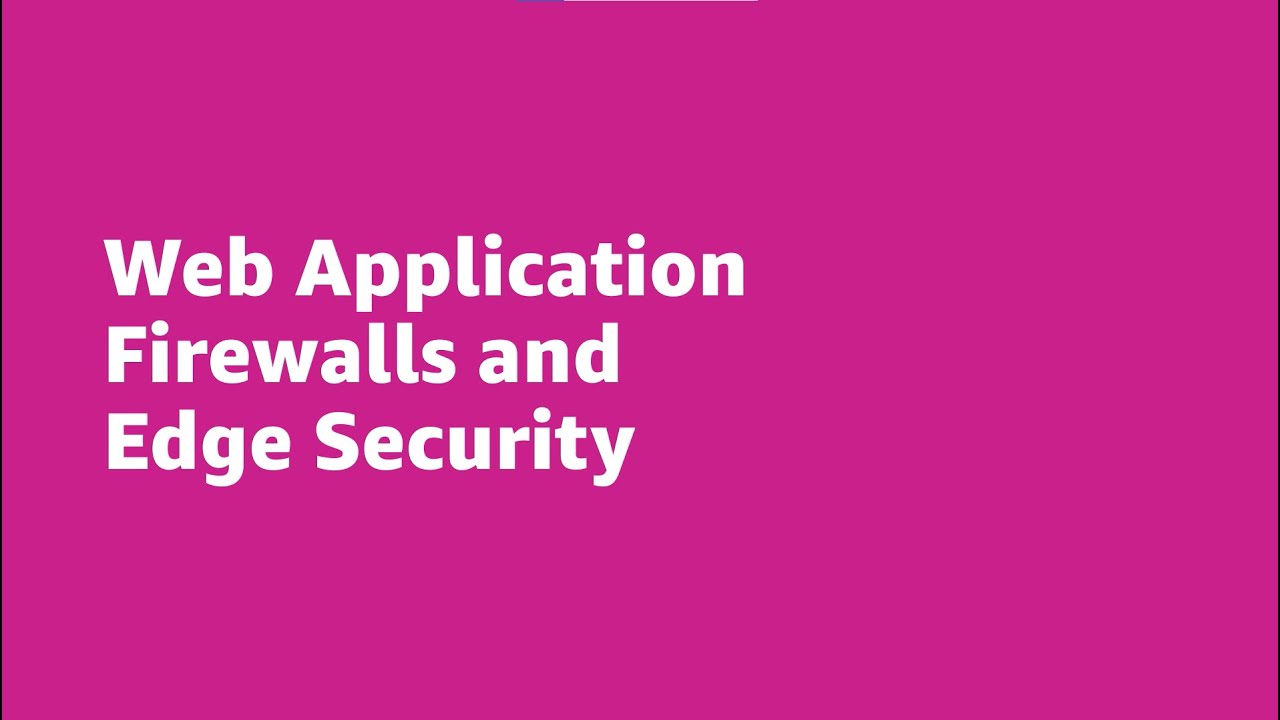  Application Firewall and Edge Security AWS Marketplace Security Amazon  Services