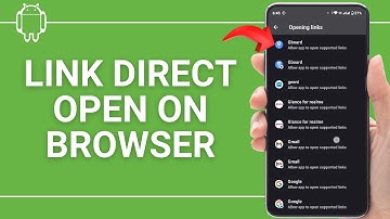 How To Fix Link Direct Open On Browser All Problem Solved!
