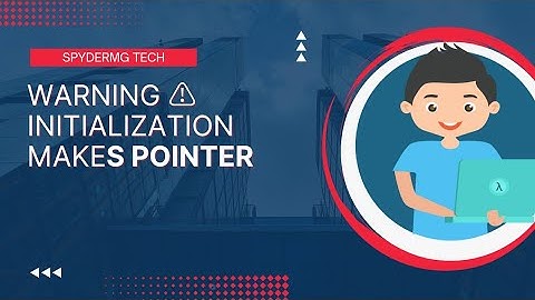 Warning : Initialization Makes Integer