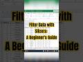 Time saving hack | Slicers: A Beginner's Guide #excel #formula #exceltips