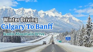 Download Lagu Winterroute van Calgary naar Banff | Een van de mooiste routes ter wereld. MP3