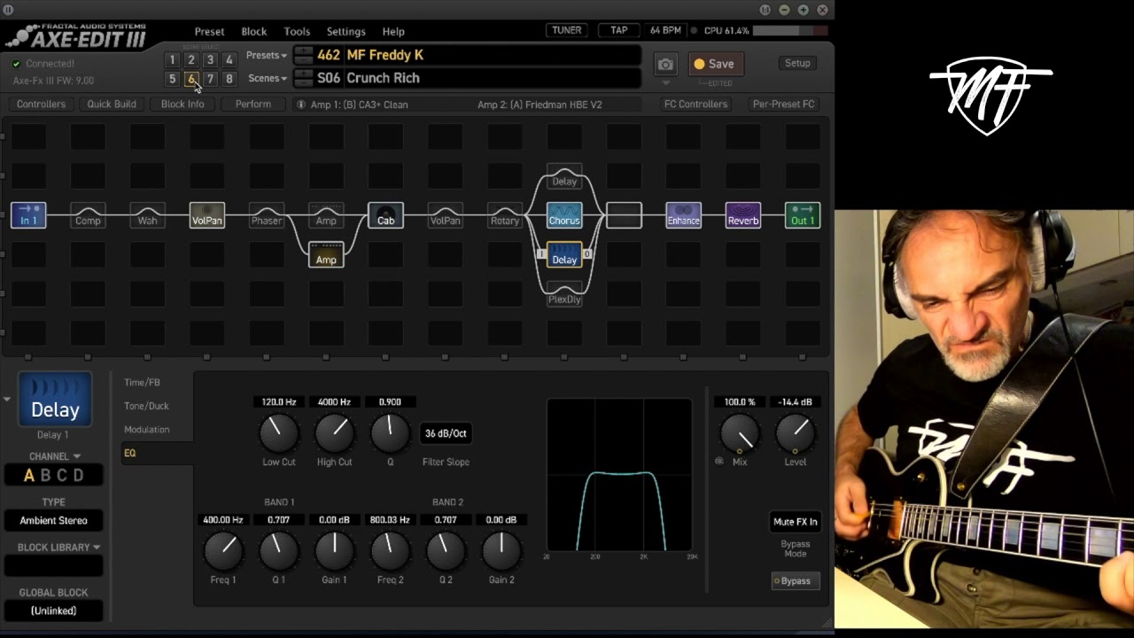 Fractal AXE FX III - Friedman HBE V2 - YouTube
