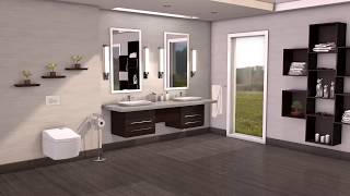 TOTO NEOREST AC, EW Wall-Hung Toilet and Washlet Top Installation